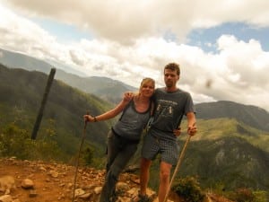 Happy hikers on pico duarte