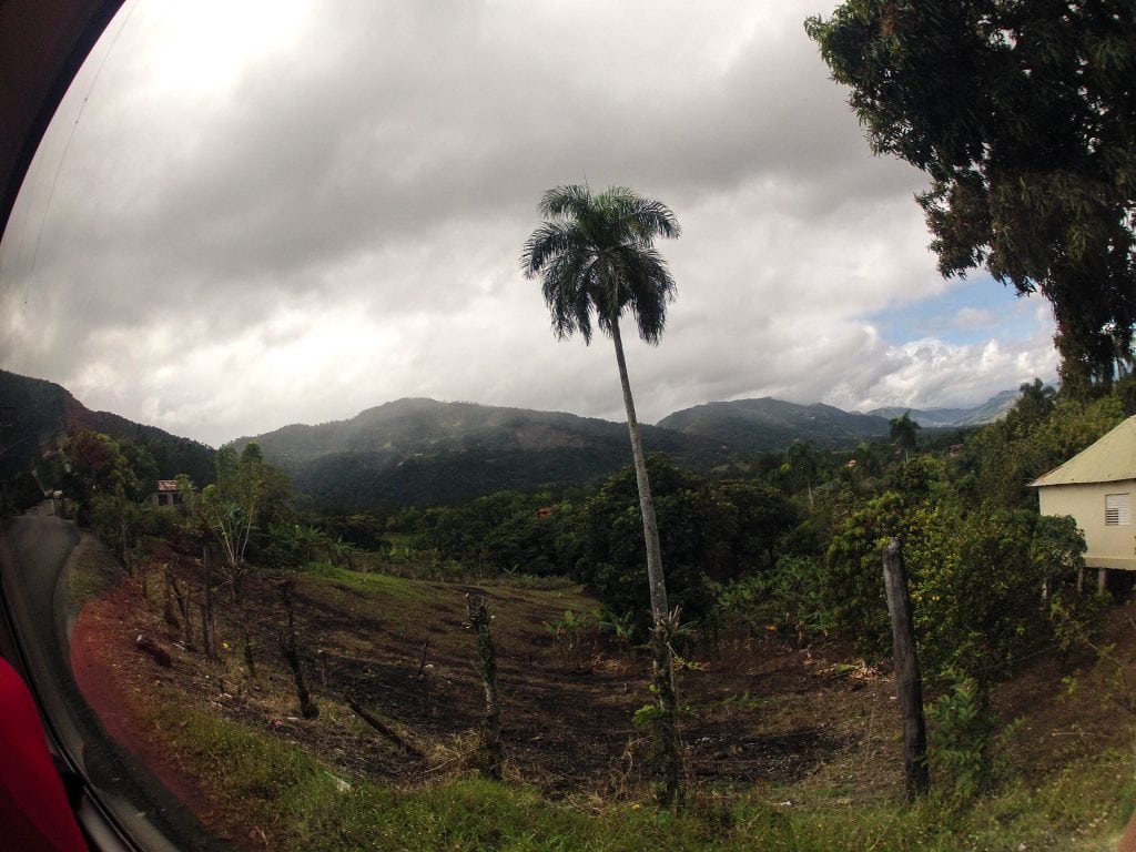 A view from the beautiful drive through the mountains. A day trip to Jarabacoa is just a few hours away from Cabarete.